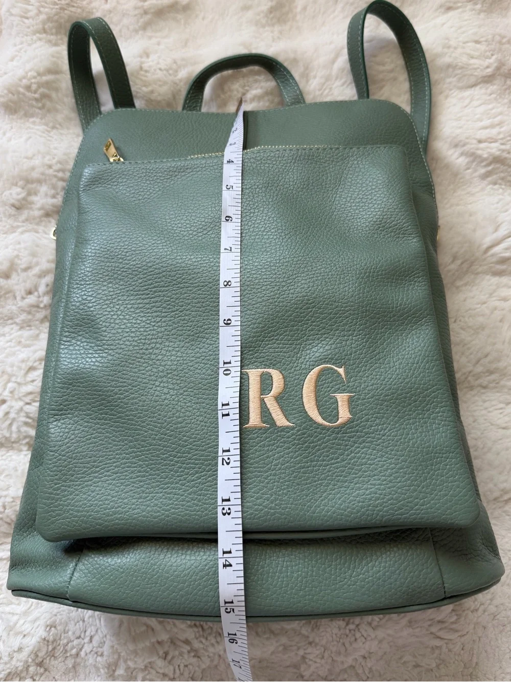 Borse in Pelle pepple green